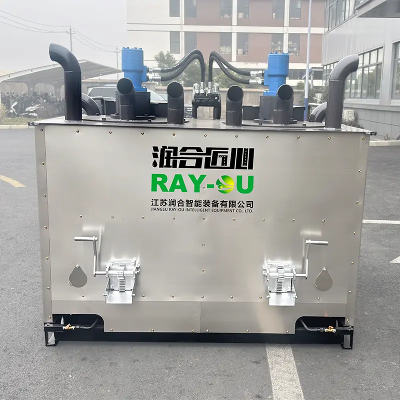 液压双缸热熔釜